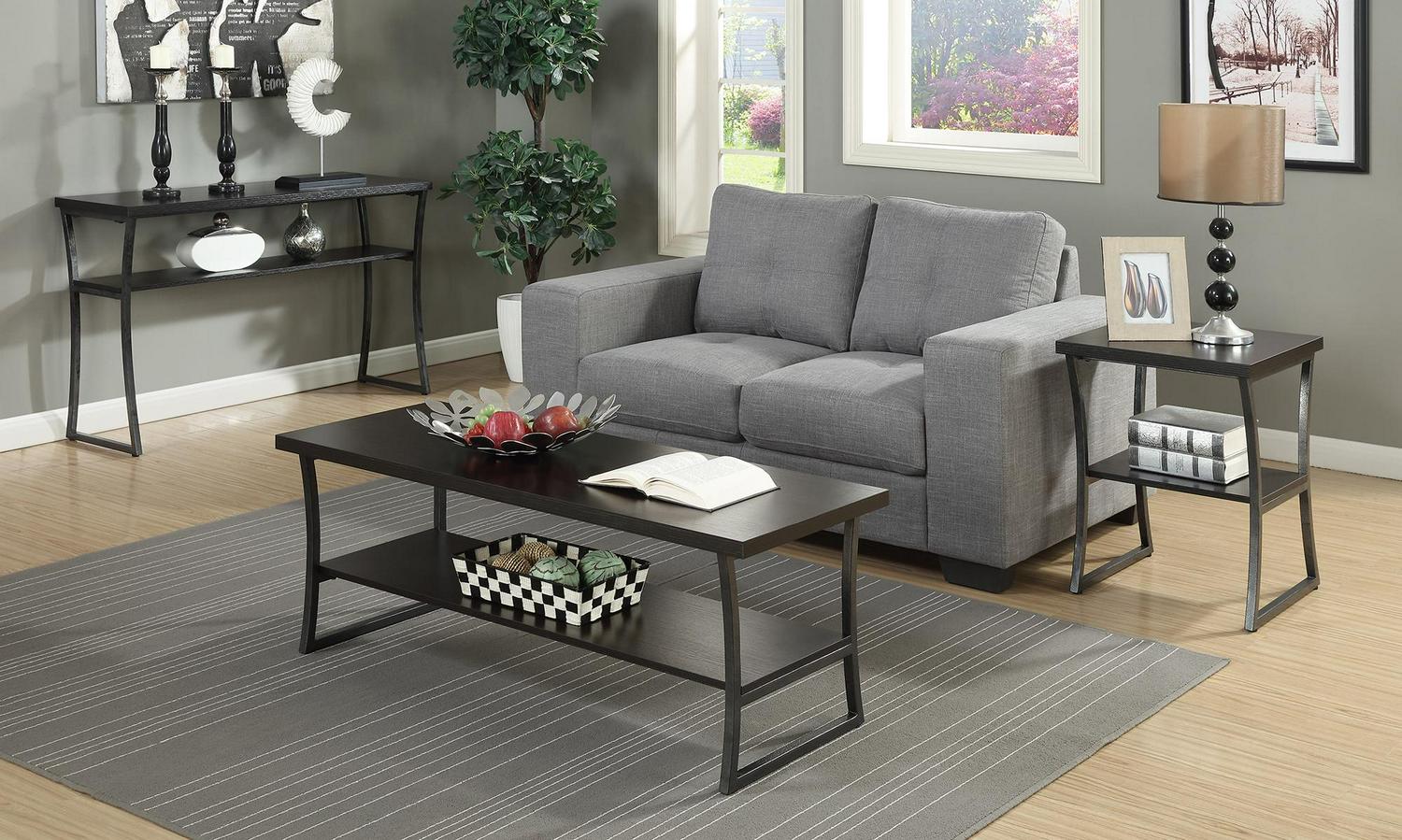 Convenience Concepts XCalibur Coffee Table Multiple Finishes  Crowdfused