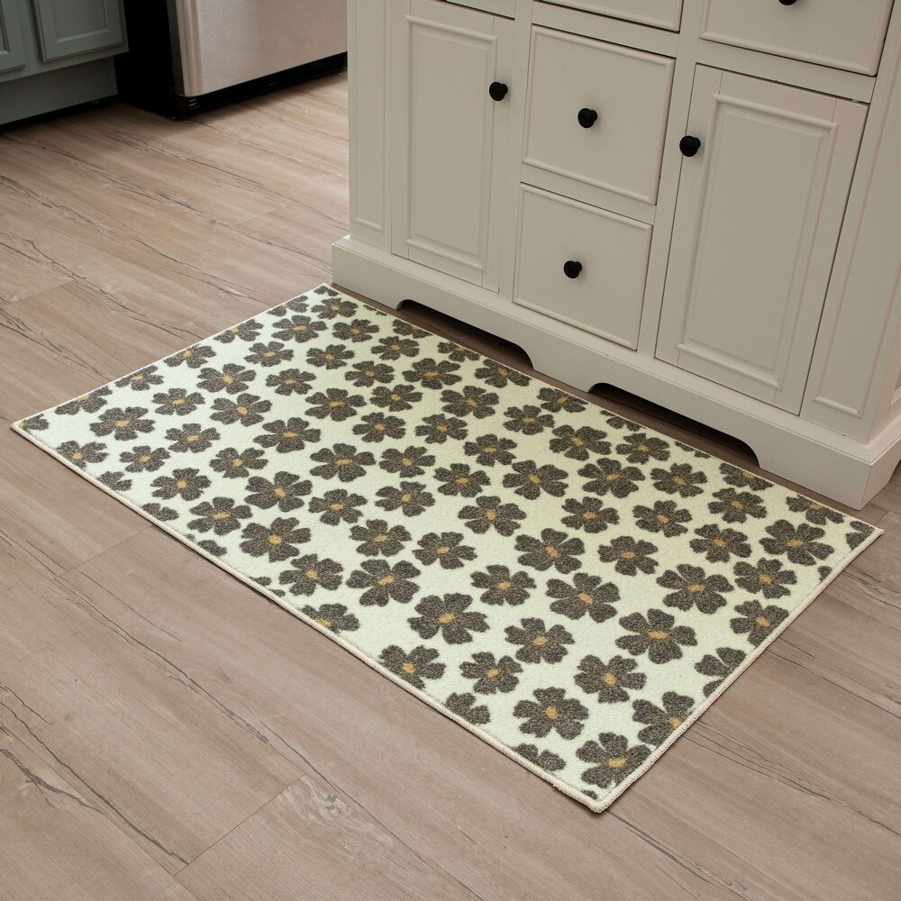 Mohawk Home Simple Floral Kitchen Mat