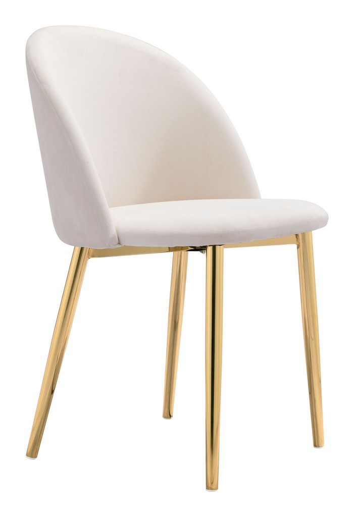 Zuo Modern 101557 Cozy Cream Dining Chair - Set of 2