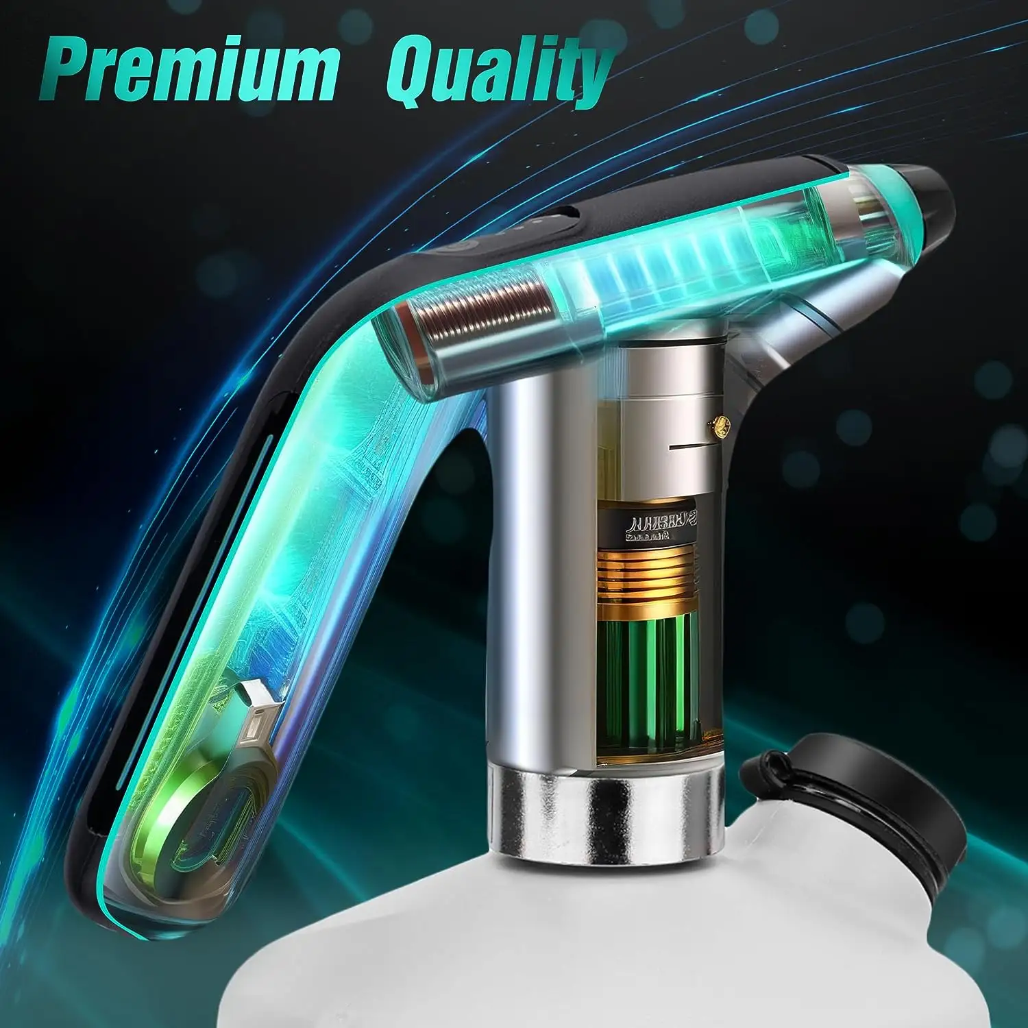 Portable Handheld  USB Rechargeable Watering Can Automatic Battery Power Operated Garden Nano Mist Electric Spray Bottle Sprayer