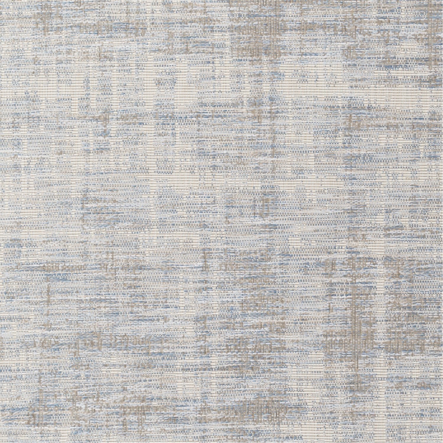 Santa Cruz Outdoor Rug in Sky Blue & Taupe