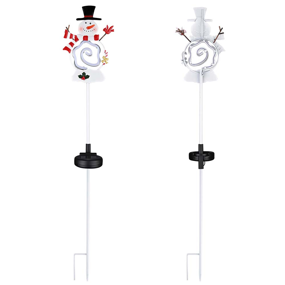 Yescom Solar Garden Lights Xmas Stake Lights (Santa Snowman Optional)