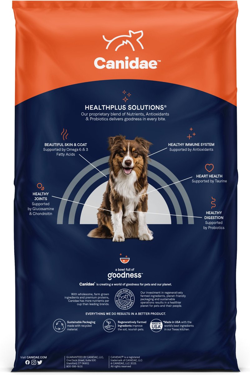 CANIDAE Pure Goodness Real Wild Boar and Garbanzo Bean Recipe Adult Dry Dog Food