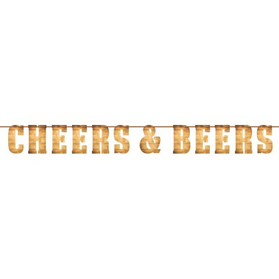 Creative Converting 325078 Cheers   Beers Letter B...