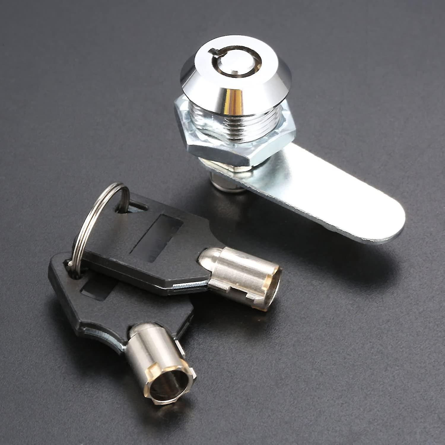 Zinc Alloy Tubular Lock For Security Drawer， Door Cylinder， Mailbox， Tool Box， 2 Key Lock20mm