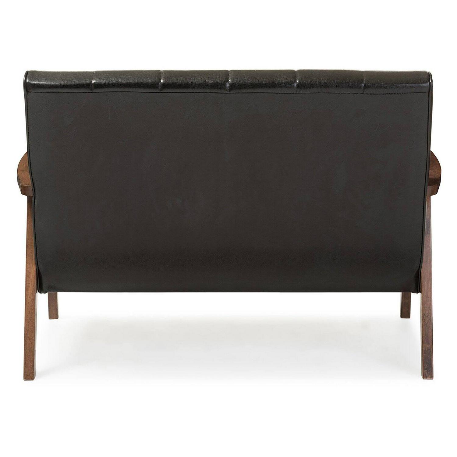 Baxton Studio Nikko Loveseat