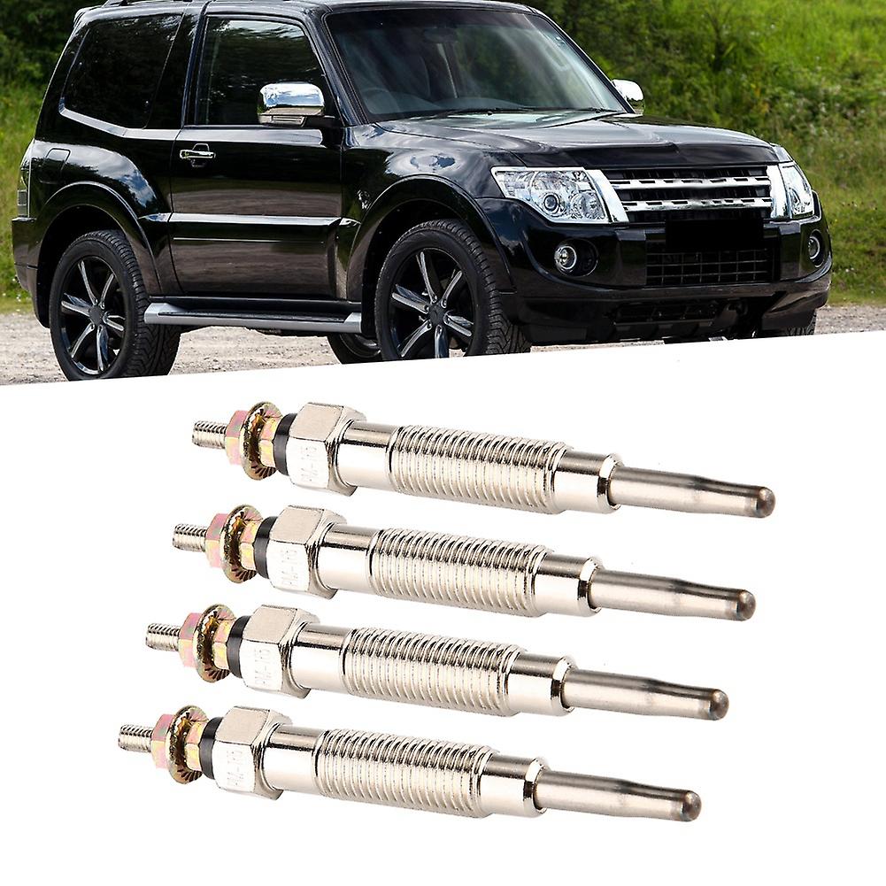 4pcs Diesel Heater Glow Plugs For Mitsubishi Pajero Shogun 1994-1999 2.8 Td