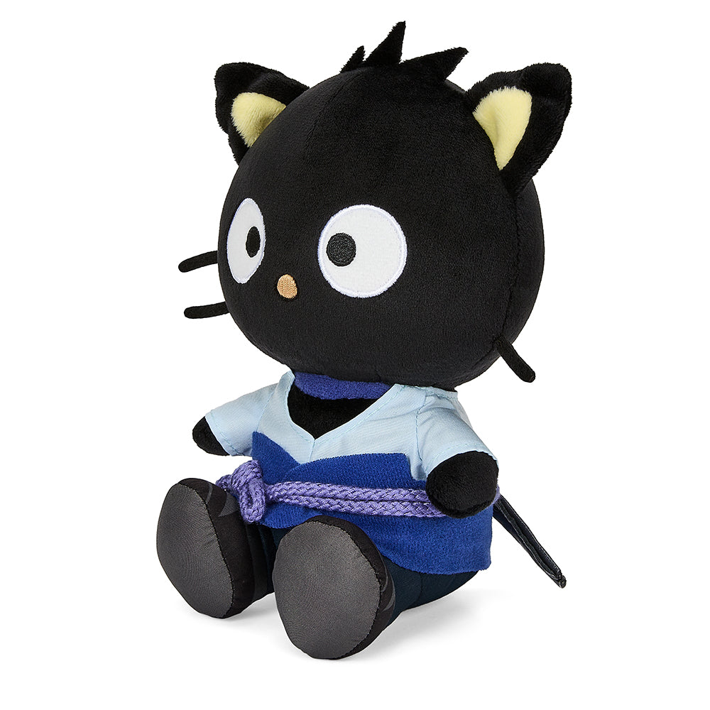 Naruto® x Hello Kitty® and Friends Phunny Plush - Chococat™ as Sasuke (PRE-ORDER)