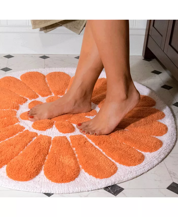 Chesapeake Bursting Flower 2 Piece Bath Rug Set