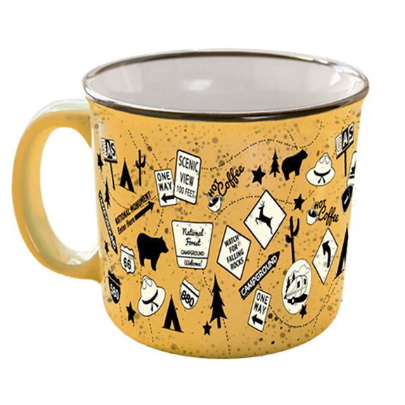 Camp Casual CC 004T Ceramic Mug   Tangerine Trip