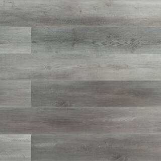 Home Decorators Collection Pelican Gray 12 MIL x 7.1 in. W x 48 in. L Click Lock Waterproof Luxury Vinyl Plank Flooring (23.8 sqftcase) PELICA7X48-5MM