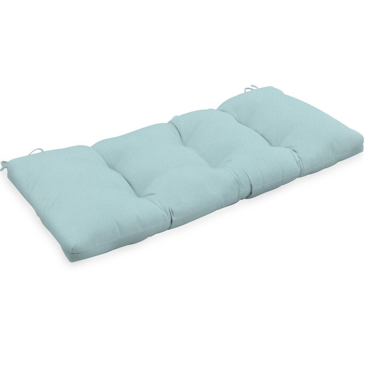 Sunbrella Canvas Glacier Large Outdoor Replacement Bench Cushion By Signature