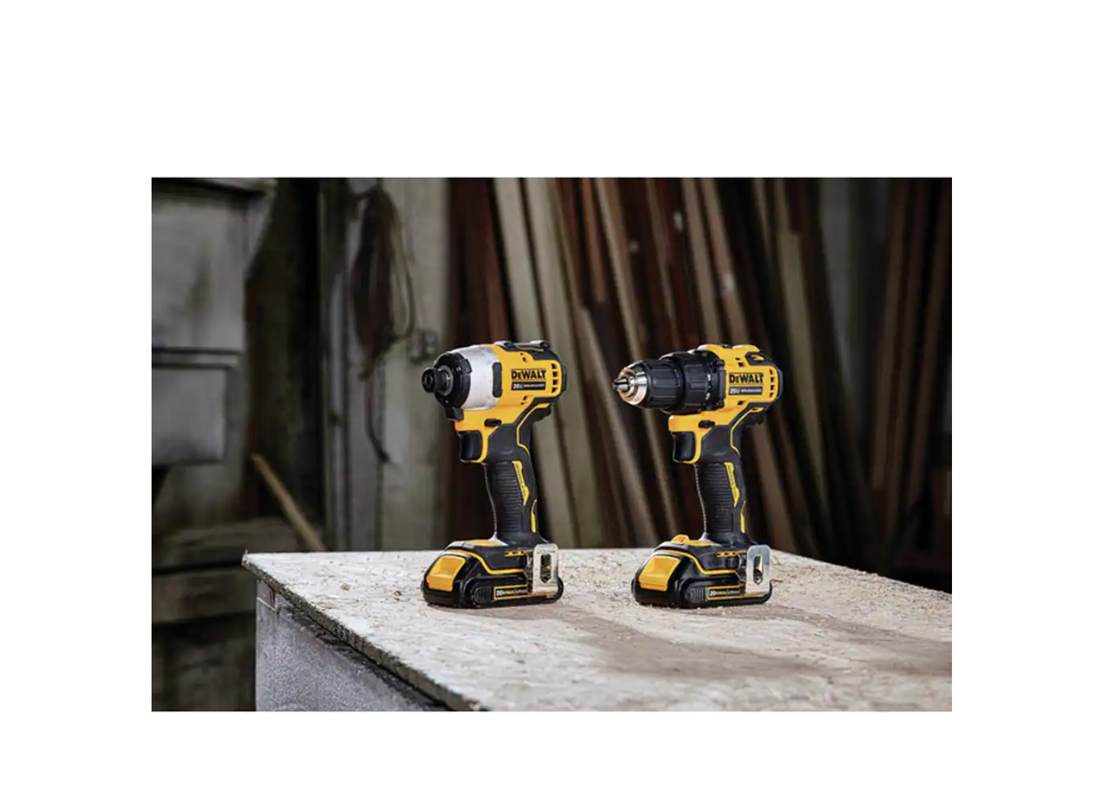 DEWALT DCK278C2 ATOMIC 20-Volt MAX Cordless Brushless Compact Drill/Impact Combo Kit (2-Tool) with (2) 1.3Ah Batteries， Charger and Bag