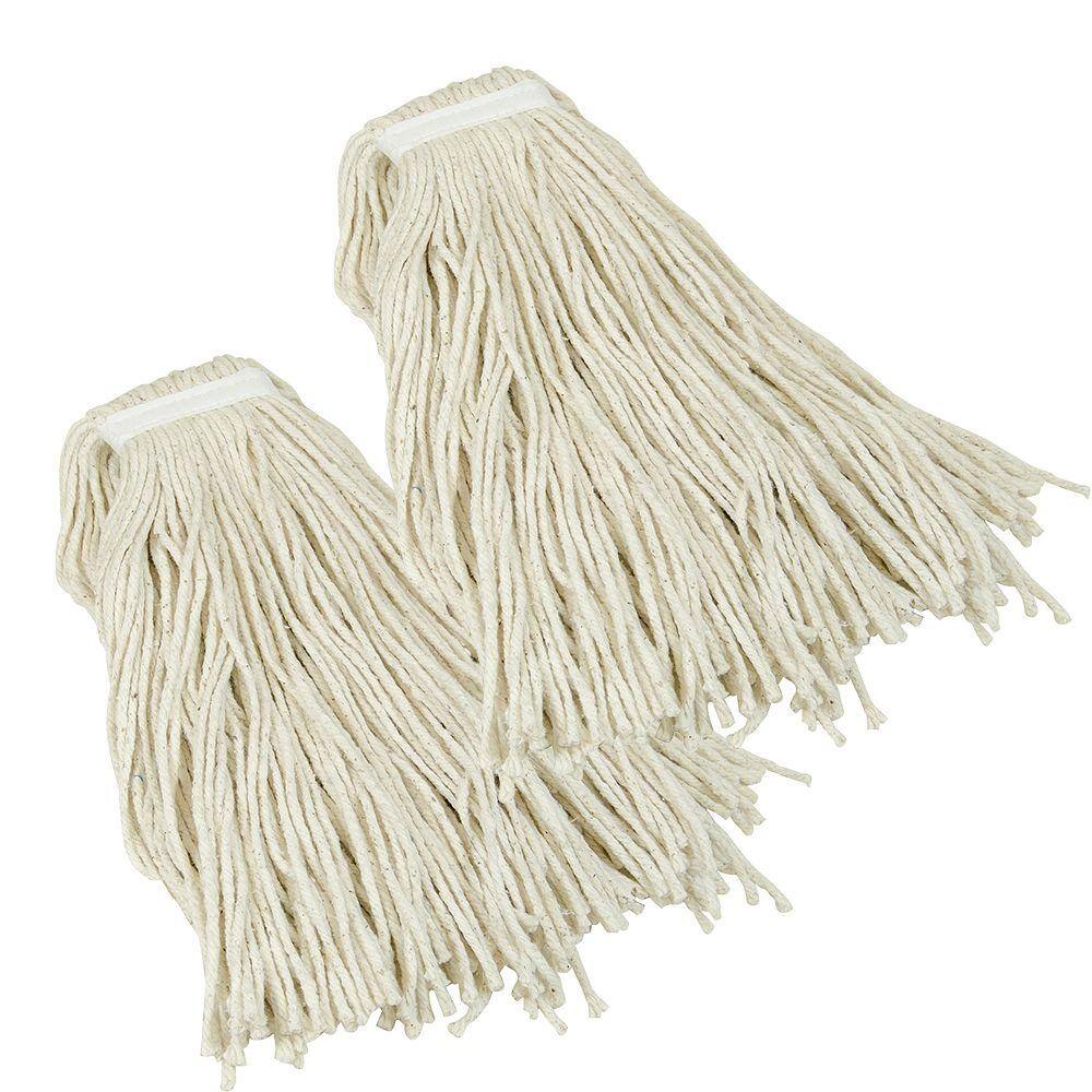 Quickie Jobsite #32 Heavy-Duty Wet Mop Head Refill (2-Pack) 3912RM