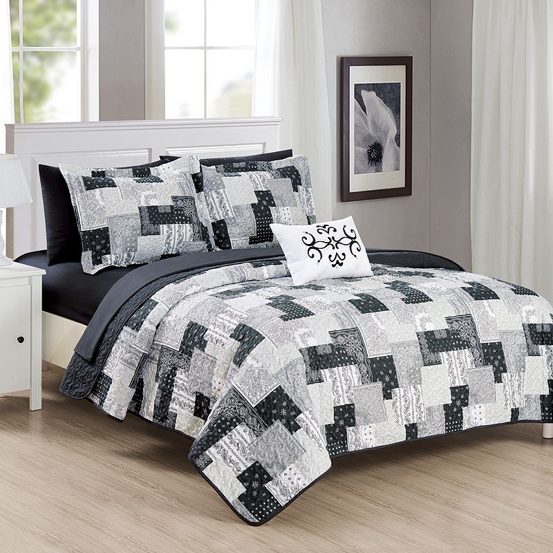 Chic Home Eliana Quilt Set with Sheets