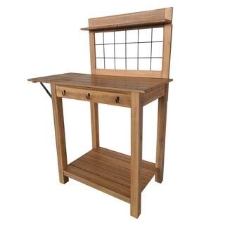 TK CLASSICS Outdoor Acacia Wood Potting Bench PB6985-QK690