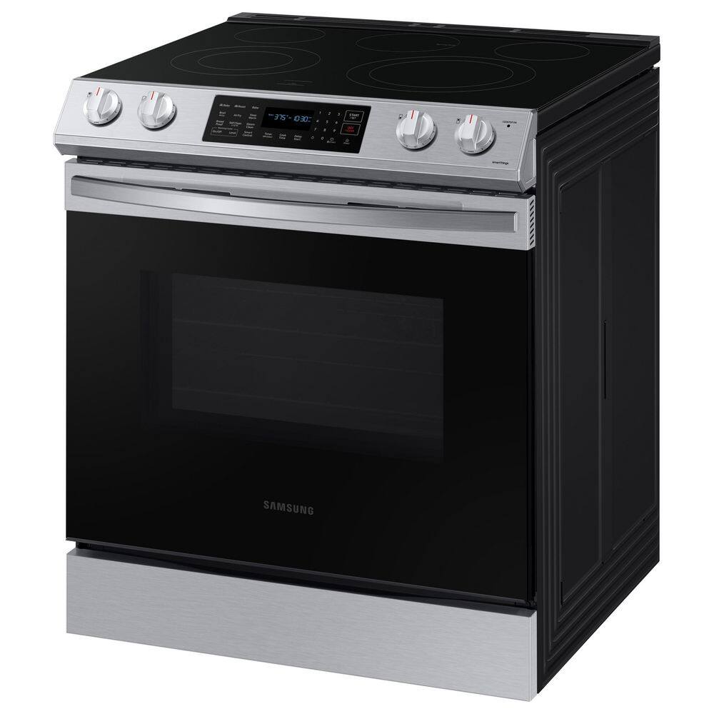  30 in. 6.3 cu. ft. Smart 5-Element Slide-In Electric Range with Air Fry and Convection Oven in Stainless Steel NE63BG8315SS