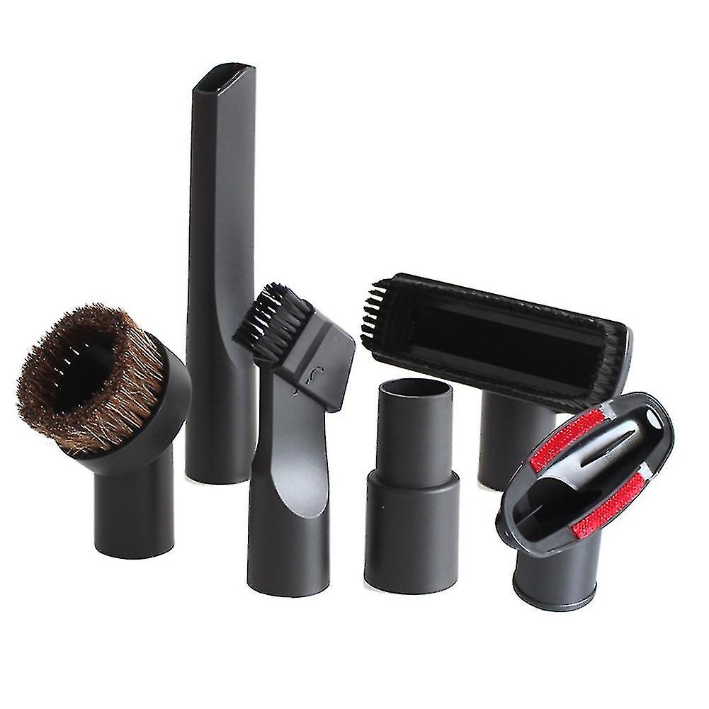 6 Pcs Vacuum Brush Nozzle Home Dusting Crevice Stair Tool Kit For 32mm 35mm Vacuu