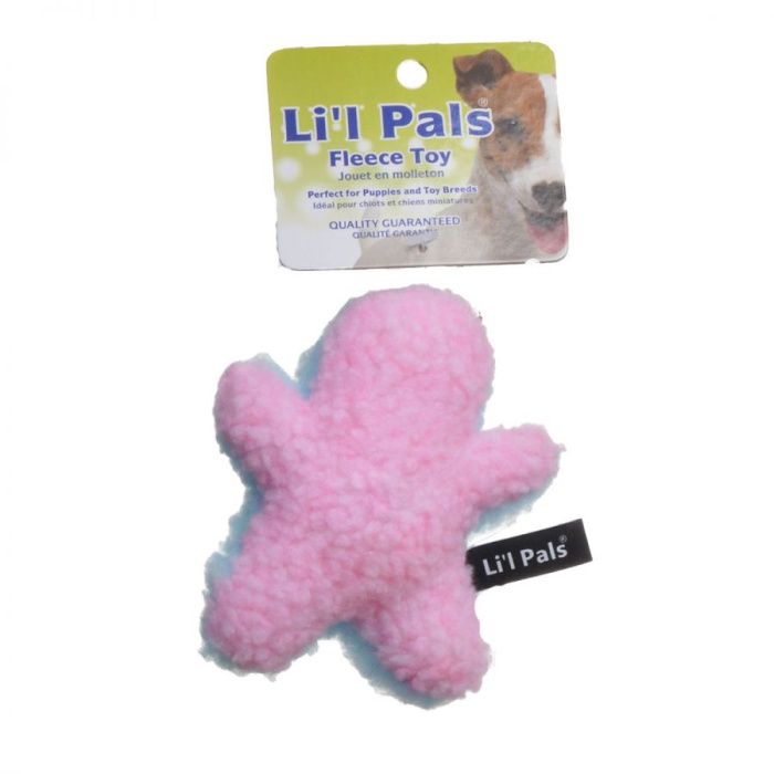 Lil Pals Fleece Man Dog Toy