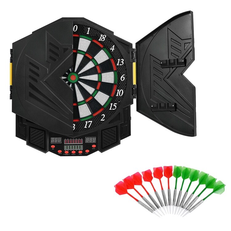 Professional Electronic Dartboard Set with LCD Display   21.5\