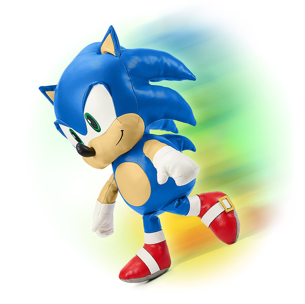 Sonic the Hedgehog 16” Premium Pleather Sonic Plush (PRE-ORDER)