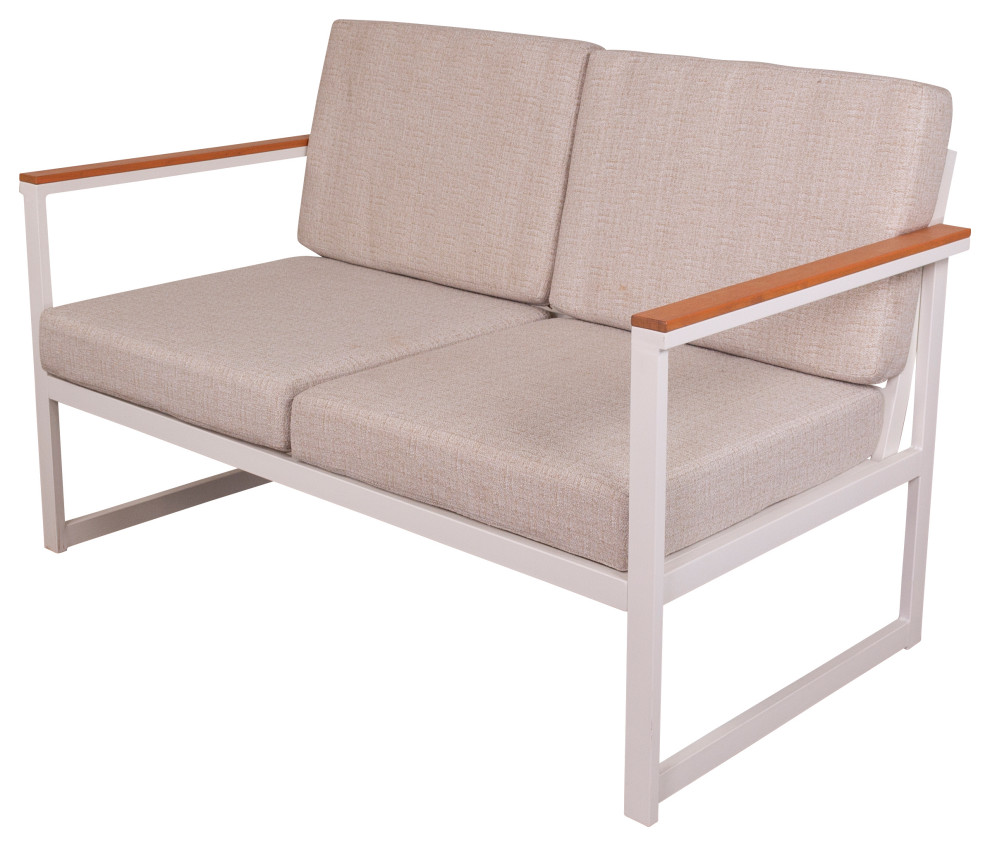 Courtyard Casual Catalina Loveseat   Transitional   Outdoor Loveseats   by Courtyard Casual  Houzz