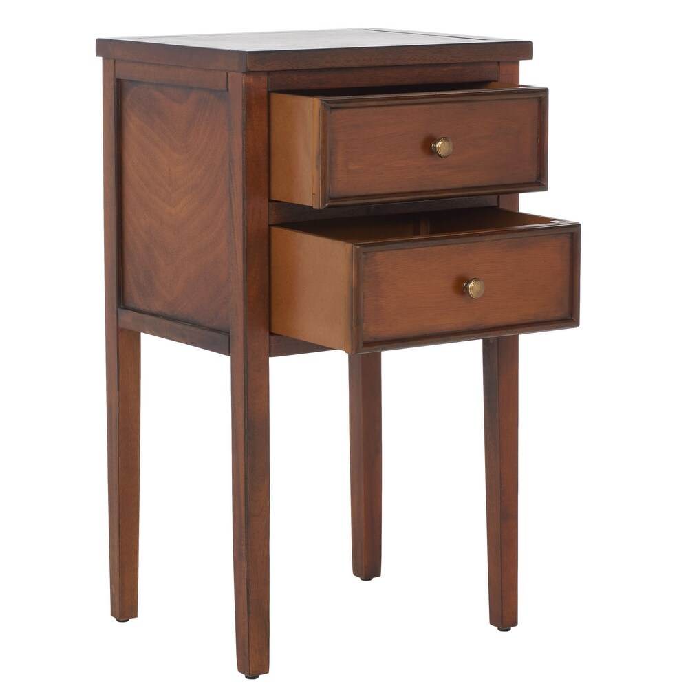 SAFAVIEH Toby Brown End Table   16.9\