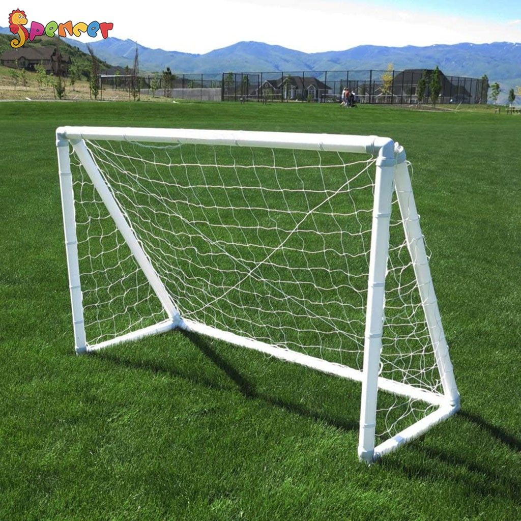 Spencer 7.8 X 5.9ft Portable Football Soccer Goal Post Net Outdoor Sports Football Training Kickback Soccer Net for Kids (Net Only)