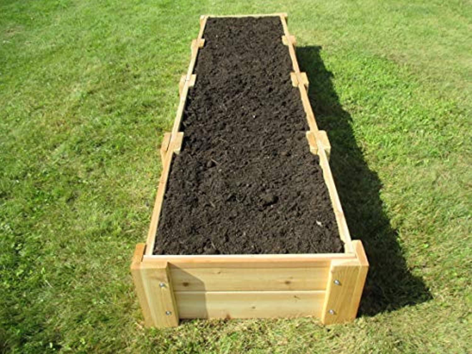 Infinite Cedar RB2x8x11 Cedar Raised Garden Bed&#44; 2 ft. x 8 ft. x 11 in.