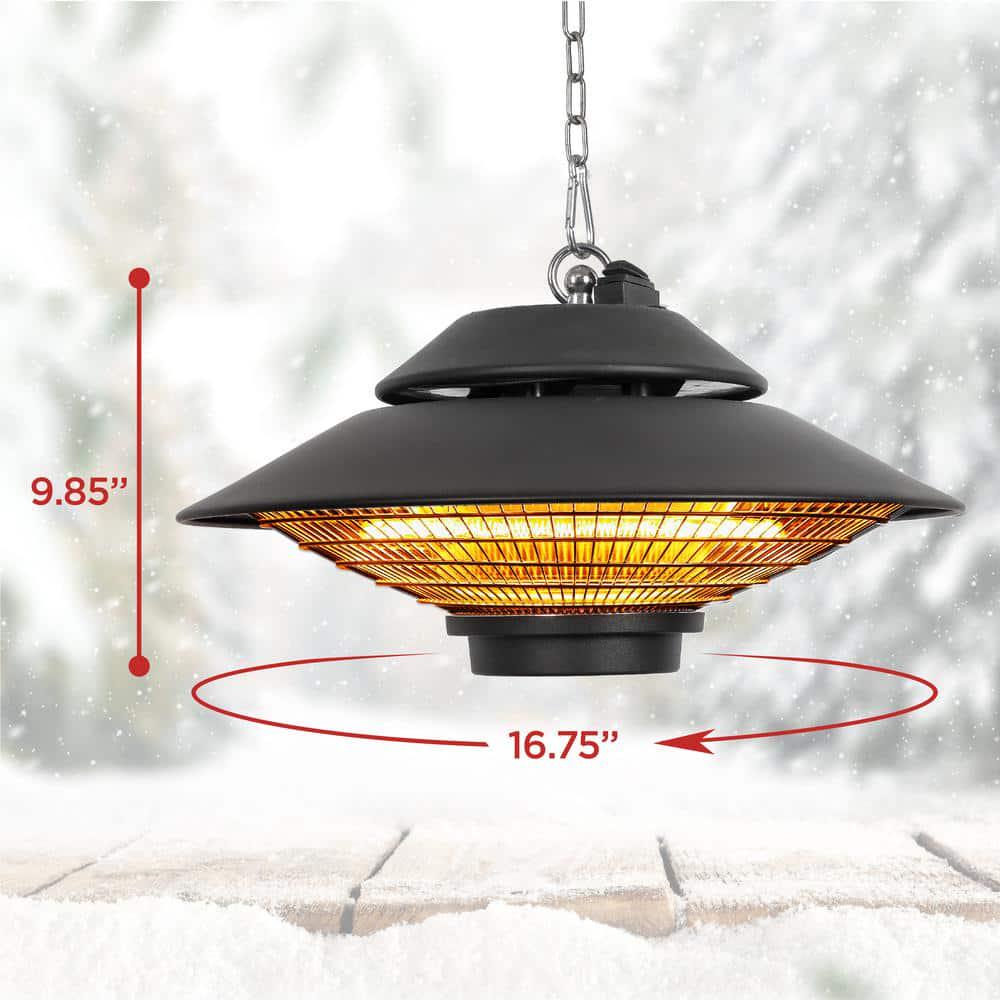 BLACKDECKER 1500Watt Electric Infrared Outdoor Ceiling Mounted Patio Space Heater