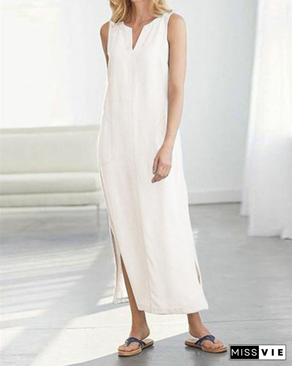 Solid Holiday Daily Fashion Maxi Dresses