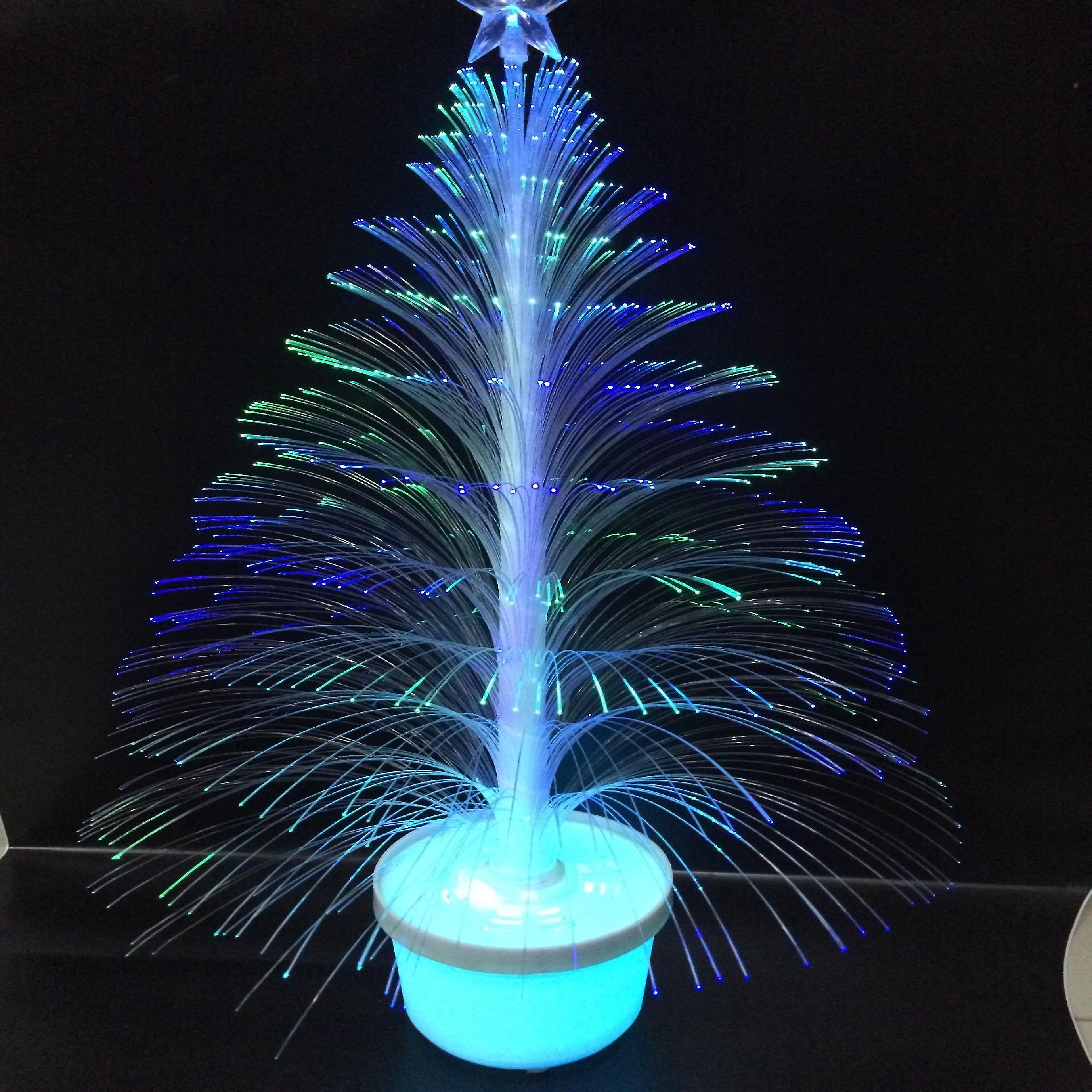 Luminous Colour Changing Night Light Fibre Optic Christmas Tree Lamp