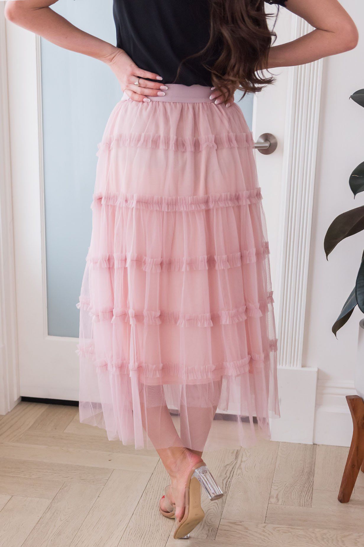 Faithful Love Modest Tulle Skirt