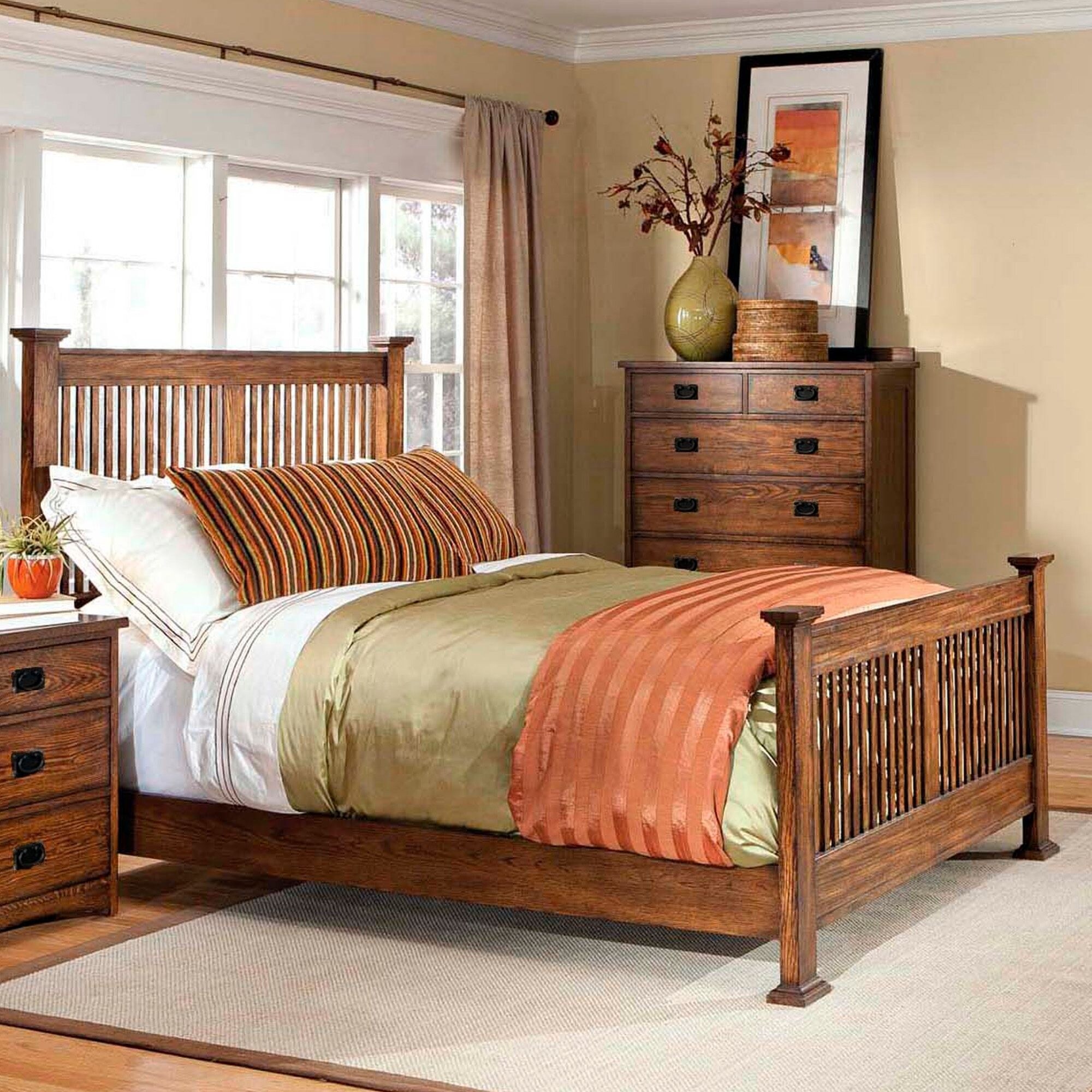 Oak Park Solid Wood Slat Headboard - - 36602211