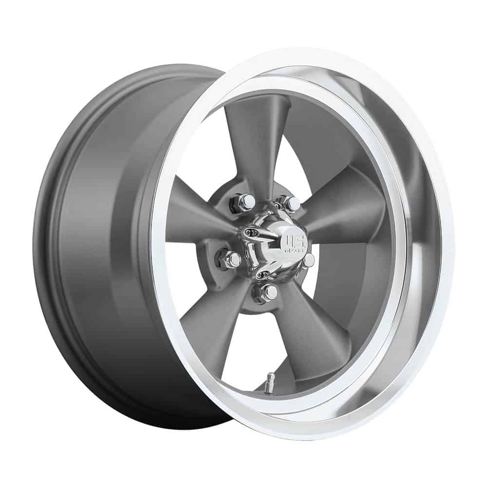 US Mag 1PC U102 STANDARD U102 17X8 5X4.5 MT-GNMTL 01MM