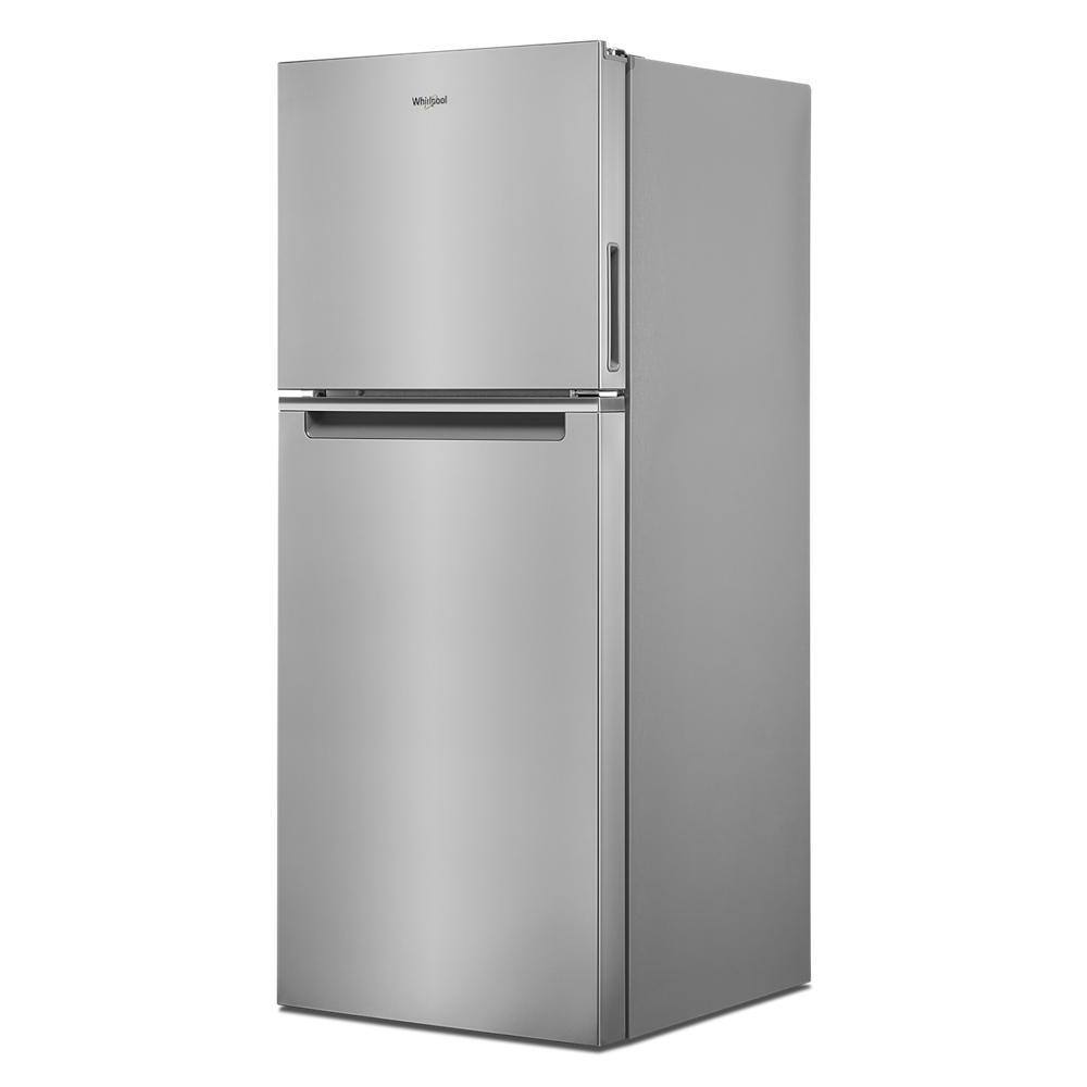 Whirlpool 24 in. 11.6 cu. ft. Top Freezer Refrigerator in Fingerprint Resistant Stainless Finish Counter Depth WRT112CZJZ