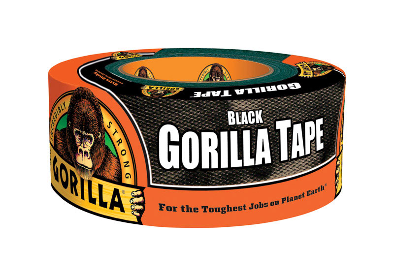 Gorilla 1.88 in. W X 10 yd L Black Duct Tape