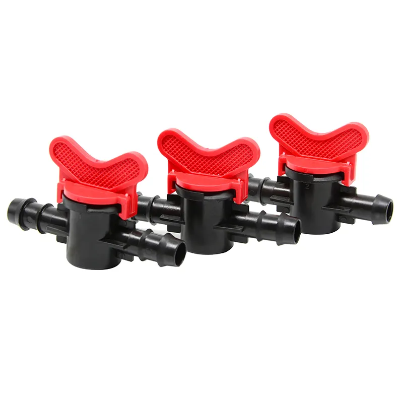 Agriculture connection valve drip irrigation pipe valve for LDPE pipe and drip pipe