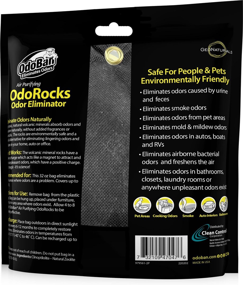 OdoBan OdoRocks Odor Eliminator Deodorizer， 2-lb bag