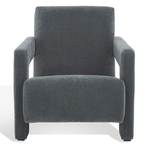 SAFAVIEH Couture Taylor Modern Velvet Accent Chair - 27 in. W x 35 in. D x 30 in. H