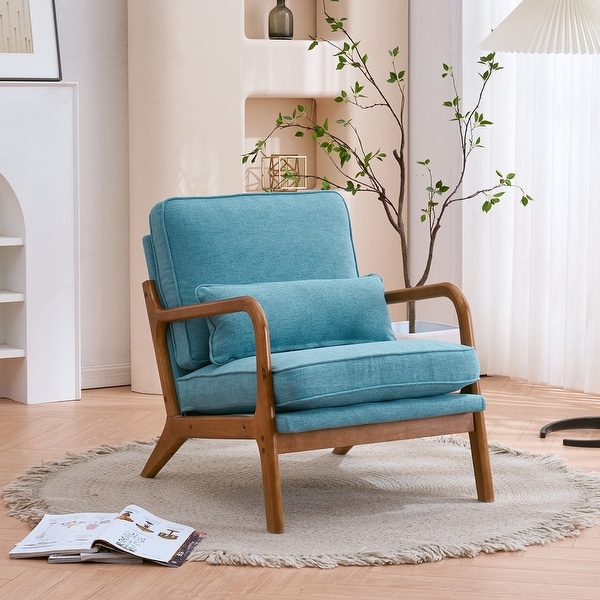 Mid Century Modern Upholstered Accent Chair