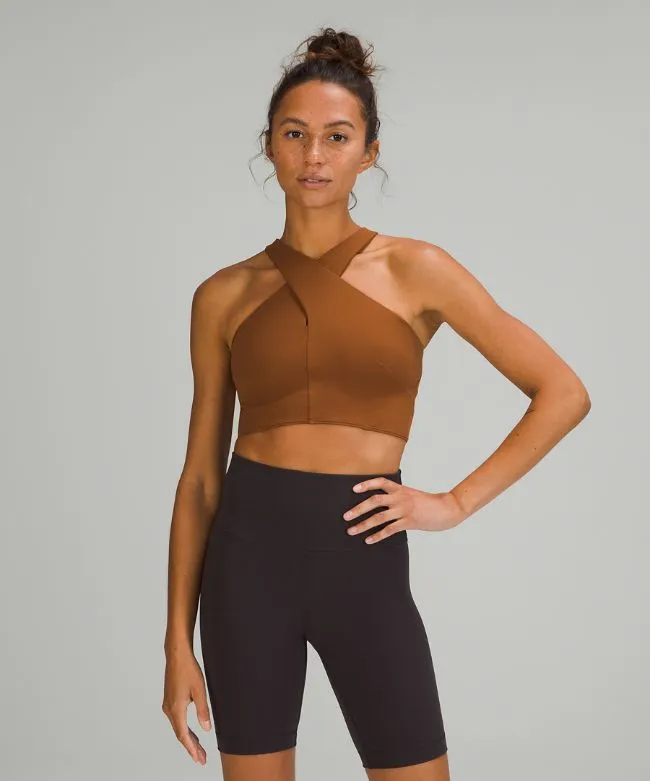 Nulu Wrap-Front Longline Bra Light Support, A/B Cup