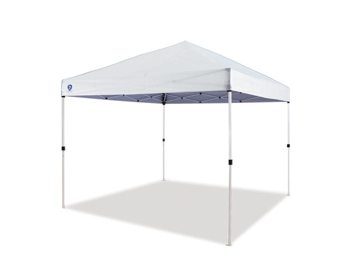 Z-Shade 10 x 10 Straight Leg Canopy， White - ZSB10EVRWH-S