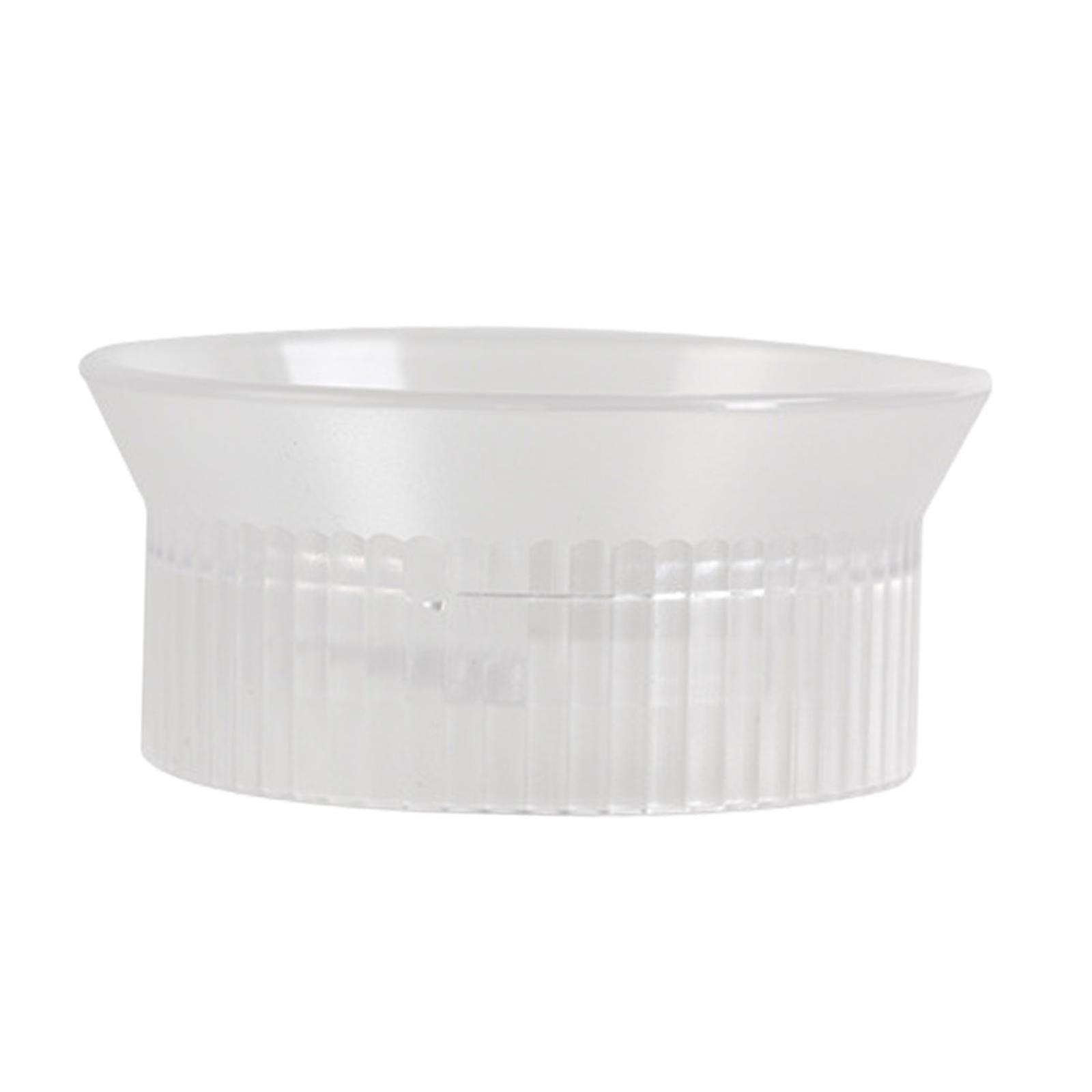 Coffee Pot Tamper Rotary Powder Dosing Ring 360 Rotating Coffee Powder Filler Clear 150ml