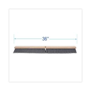 ProLine 36 in. Floor Brush Head with 3 in. Gray Flagged Polypropylene Brush BWK20436