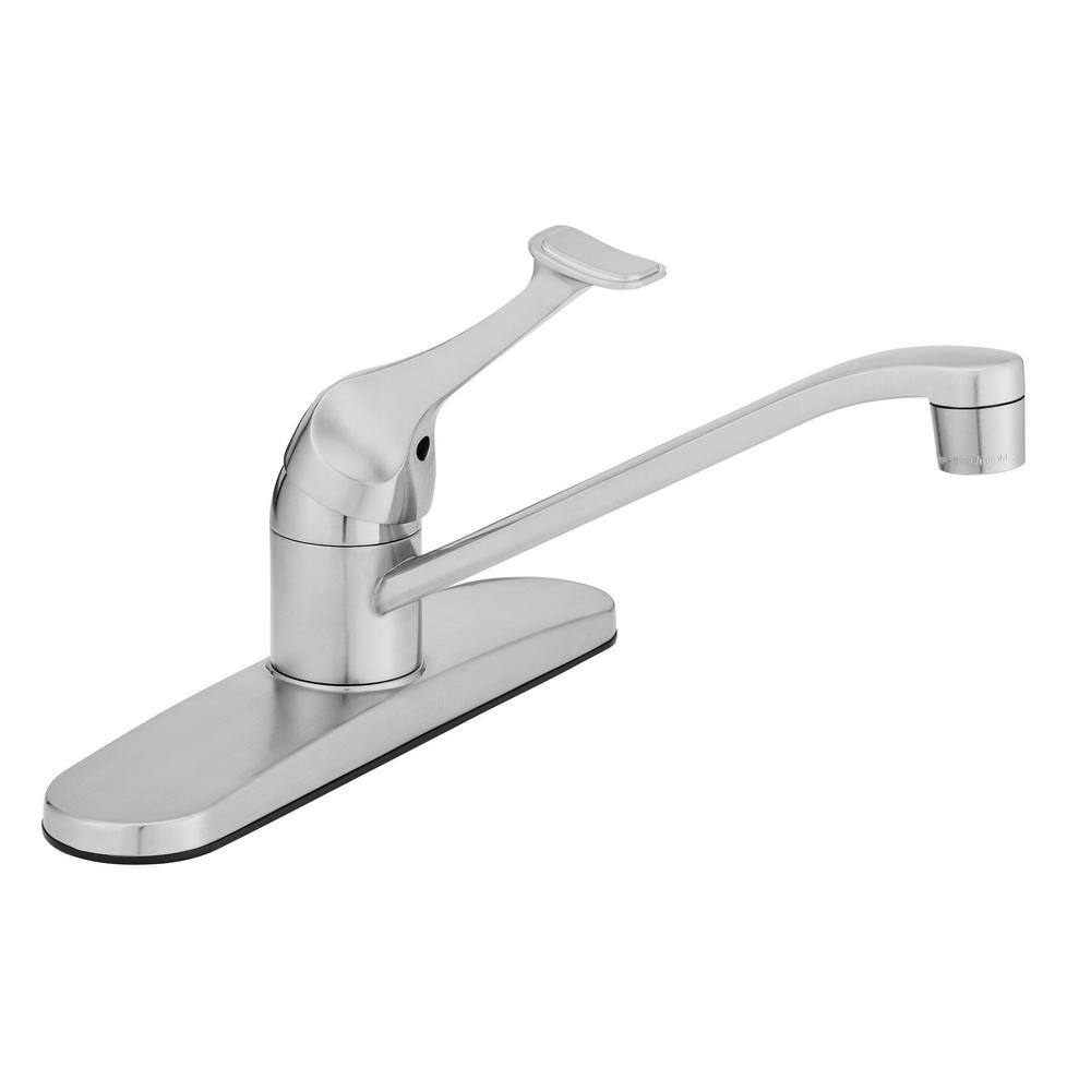 Glacier Bay Single-Handle Standard Kitchen Faucet in Stainless Steel HD67103W-0708D2