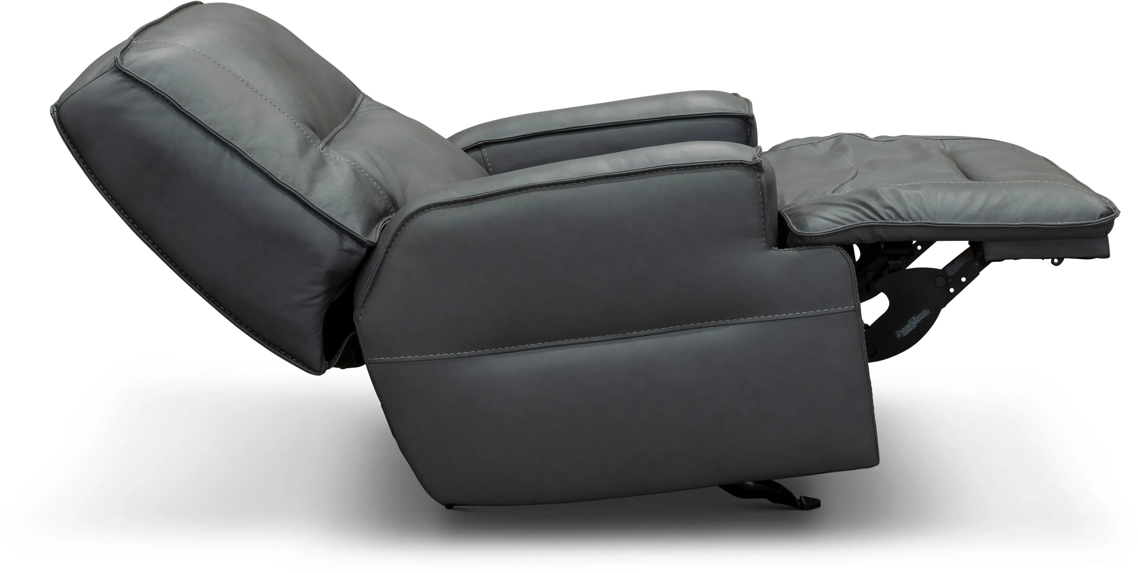 Rockies Gray Power Glider Recliner with Adjustable Lumbar