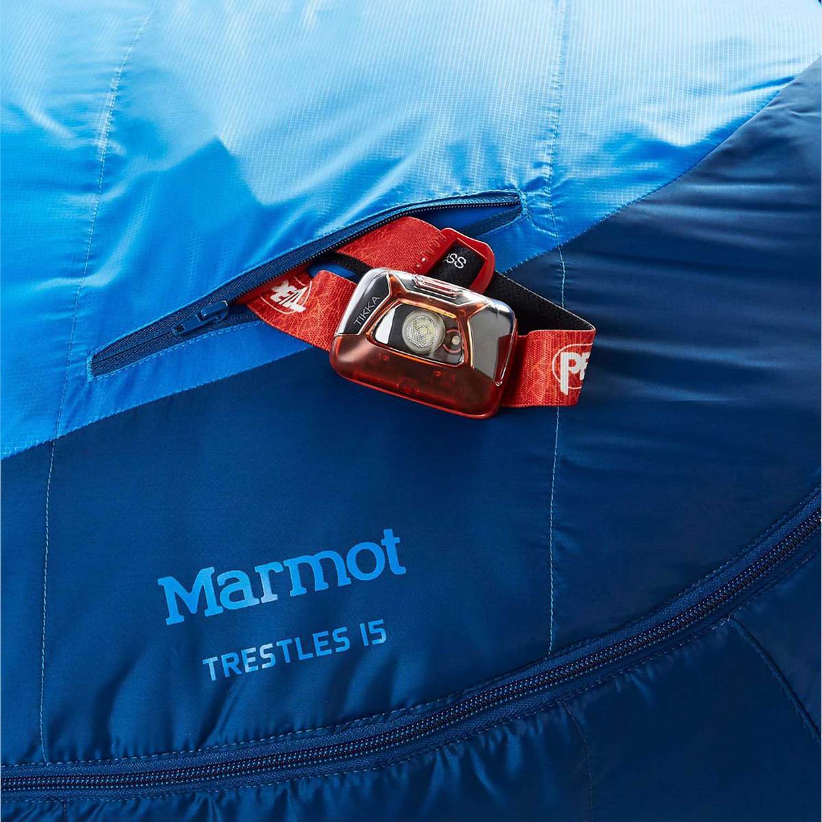 Marmot Trestles 15 Degree Regular Mummy Sleeping Bag  Cobalt Blue