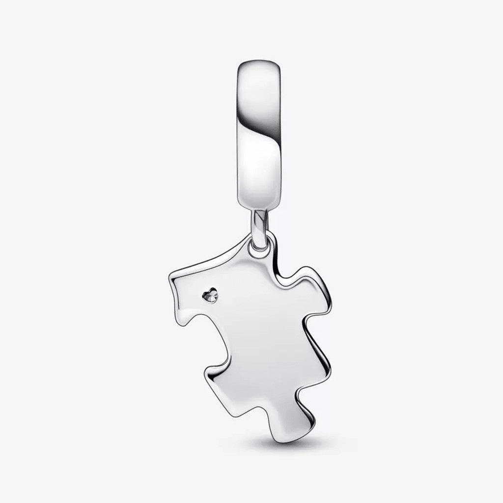 PANDORA  Sparkling Puzzle Piece Dangle Charm