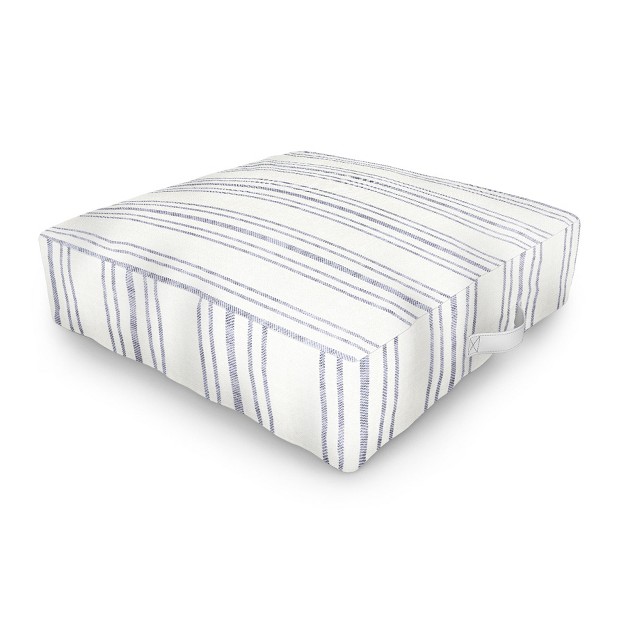 Holli Zollinger Aegean Multi Stripe Outdoor Floor Cushion Deny Designs